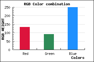 rgb background color #865BFA mixer