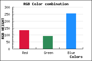 rgb background color #865CFF mixer