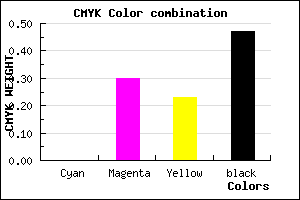 #865E67 color CMYK mixer