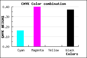 #8660A0 color CMYK mixer