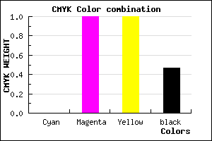 #870000 color CMYK mixer