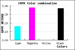 #8764A0 color CMYK mixer