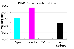 #8767C3 color CMYK mixer