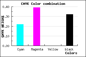 #876AAE color CMYK mixer