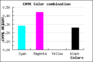 #876ABC color CMYK mixer