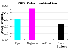 #876BC5 color CMYK mixer