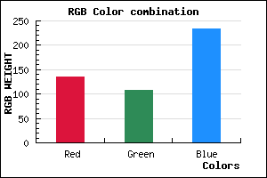 rgb background color #876BE9 mixer