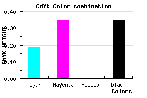 #876CA6 color CMYK mixer