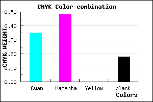 #876CD1 color CMYK mixer