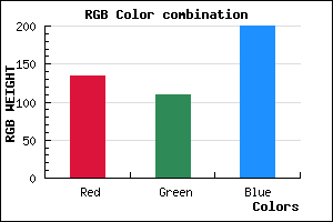 rgb background color #876EC8 mixer