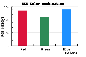 rgb background color #876F8B mixer