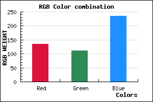 rgb background color #876FEB mixer