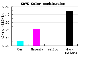 #87718F color CMYK mixer