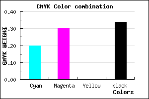 #8777A9 color CMYK mixer