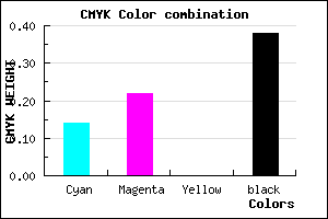 #877B9D color CMYK mixer