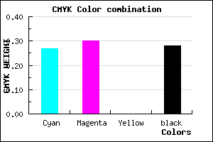 #8780B8 color CMYK mixer
