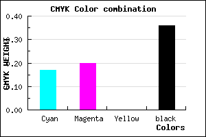 #8782A2 color CMYK mixer
