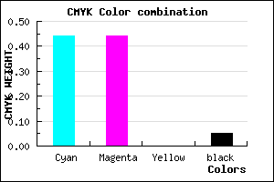 #8787F3 color CMYK mixer