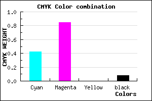 #8724EA color CMYK mixer