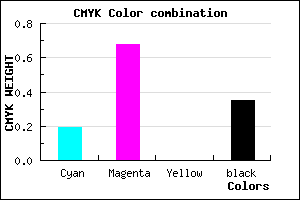 #8736A7 color CMYK mixer