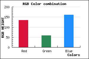 rgb background color #873BA0 mixer