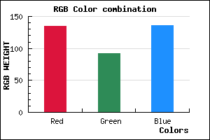 rgb background color #875C88 mixer