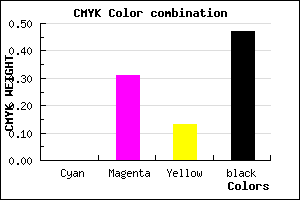 #875D76 color CMYK mixer