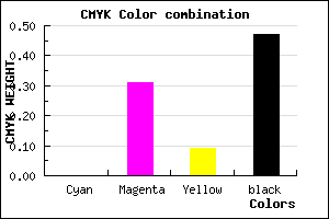 #875D7B color CMYK mixer