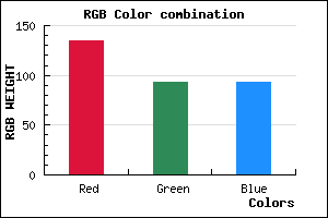 rgb background color #875D5D mixer