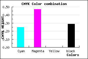 #8760B4 color CMYK mixer