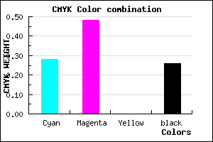 #8762BC color CMYK mixer
