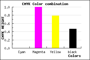 #88001D color CMYK mixer