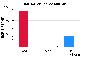 rgb background color #88002A mixer