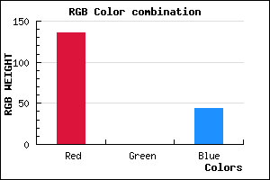 rgb background color #88002C mixer
