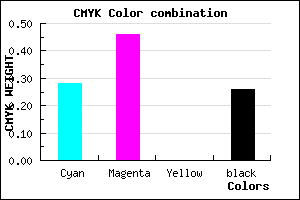 #8867BD color CMYK mixer