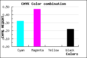 #8869C7 color CMYK mixer