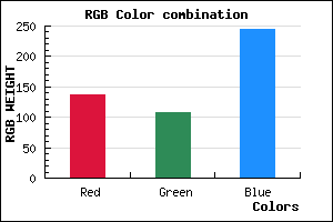 rgb background color #886BF5 mixer