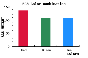 rgb background color #886C6C mixer