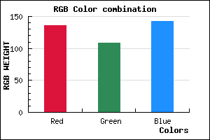 rgb background color #886C8E mixer