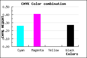 #886DB9 color CMYK mixer
