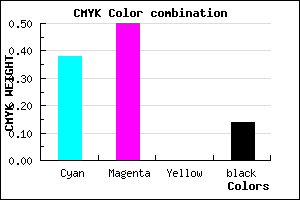 #886EDC color CMYK mixer