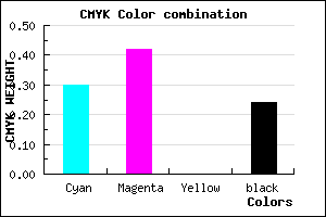 #886FC1 color CMYK mixer