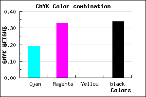 #8870A8 color CMYK mixer
