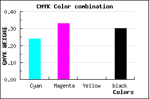 #8878B2 color CMYK mixer