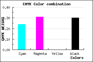#887AB2 color CMYK mixer