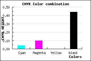 #88808E color CMYK mixer