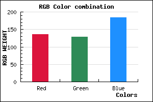 rgb background color #8880B8 mixer