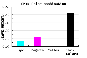 #888193 color CMYK mixer