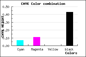 #888292 color CMYK mixer