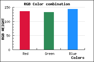 rgb background color #88858F mixer